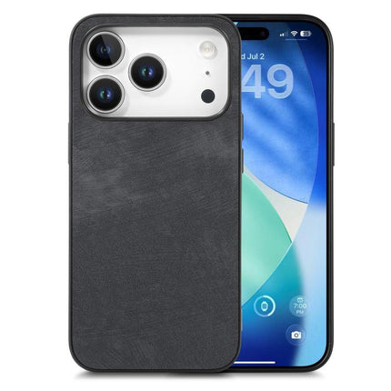 Vintage Leather PC Back Cover Phone Case, For iPhone 17 Pro Max, For iPhone 17 Pro, For iPhone 17, For iPhone Air