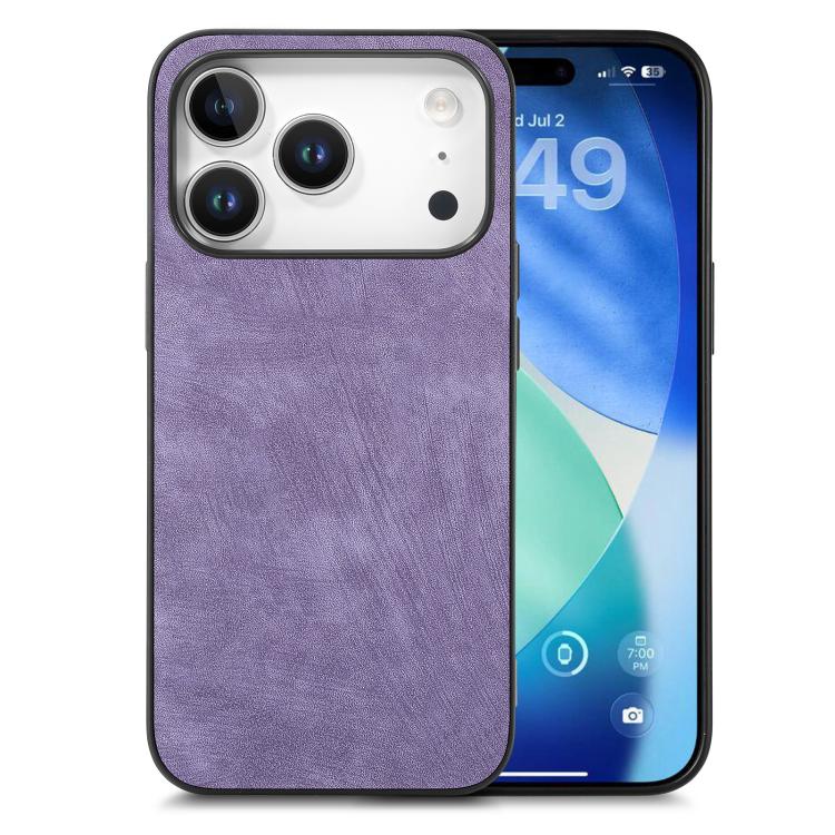 Vintage Leather PC Back Cover Phone Case