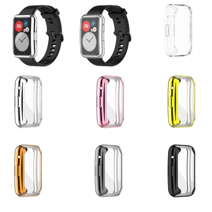 TPU Electroplating Watch Protective Case, For Huawei Watch Fit New, For Huawei Watch Fit, For Huawei Watch Fit Special Edition