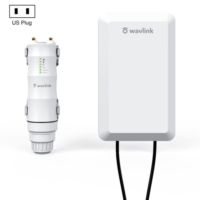 WAVLINK WN570HP2 Outdoor Weatherproof 300Mps WiFi Extender Wireless AP Repeater, US Plug, EU Plug