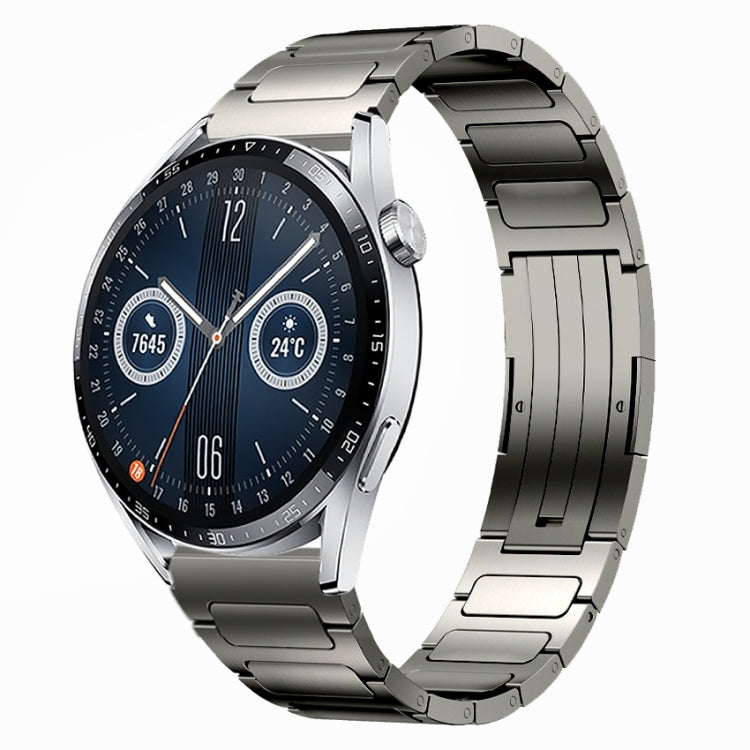 22mm I-Shaped Titanium Alloy Watch Band