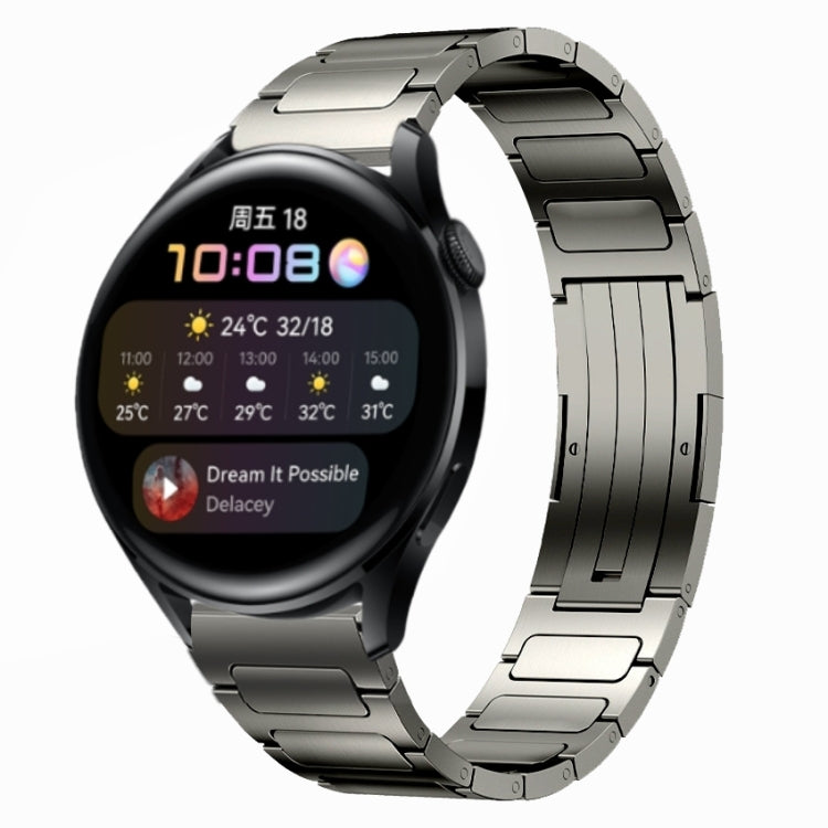 22mm I-Shaped Titanium Alloy Watch Band