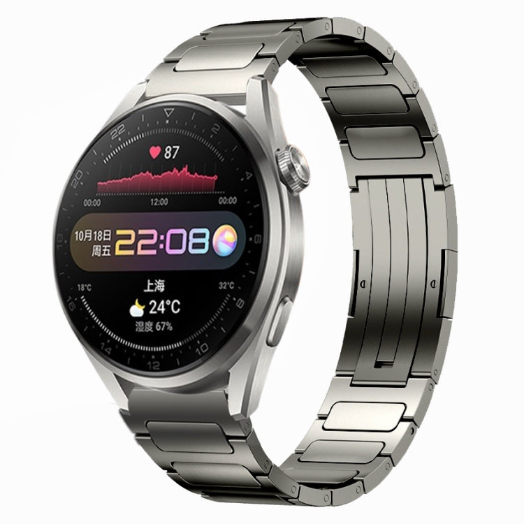 22mm I-Shaped Titanium Alloy Watch Band