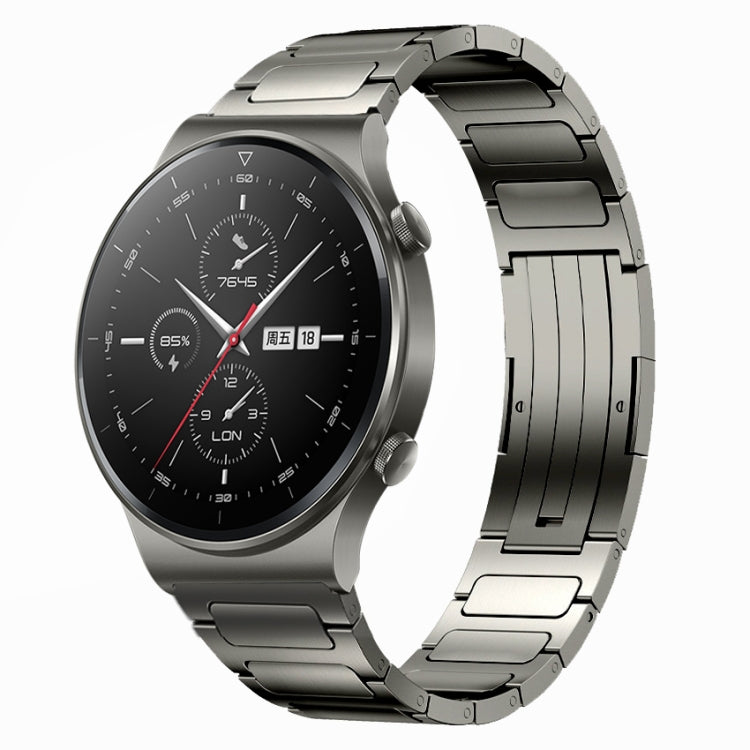 22mm I-Shaped Titanium Alloy Watch Band