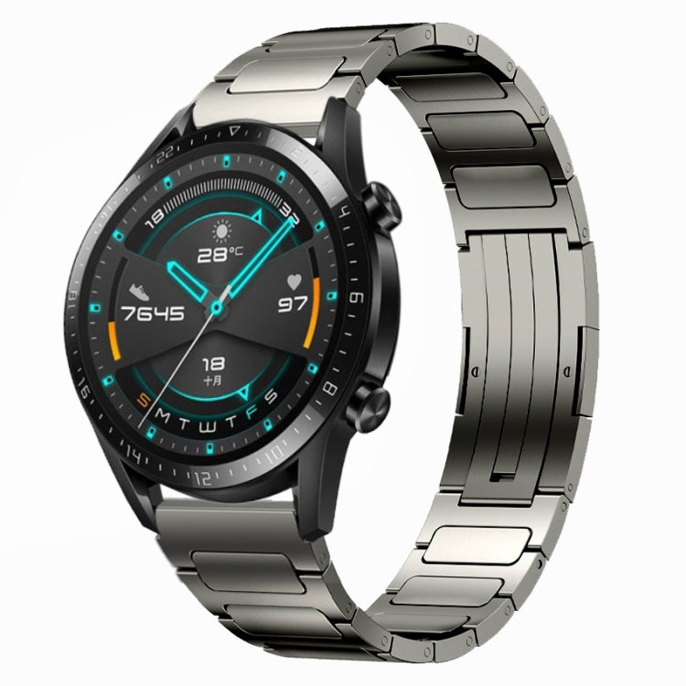22mm I-Shaped Titanium Alloy Watch Band