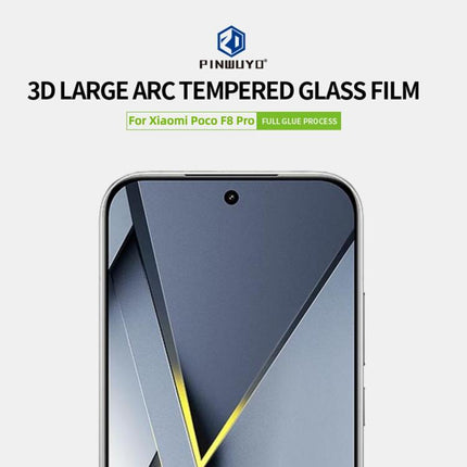 PINWUYO 9H 3D Full Screen Explosion-proof Tempered Glass Film, For Xiaomi Poco F8 Pro Unlock, For Xiaomi 17 Ultra Unlock, For Xiaomi Poco F8 Ultra Unlock, For Xiaomi 17 Pro Max Unlock, For Xiaomi 17 / 17 Pro Unlock, For Redmi Turbo 4 Pro, For Xiaomi 15...