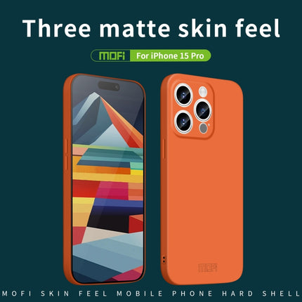 MOFI Qin Series Skin Feel All-inclusive PC Phone Case, For iPhone 15 Pro, For iPhone 15 Plus, For iPhone 15