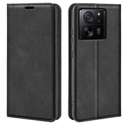 Retro-skin Magnetic Suction Leather Phone Case, For Xiaomi Redmi K70, For Xiaomi 13T