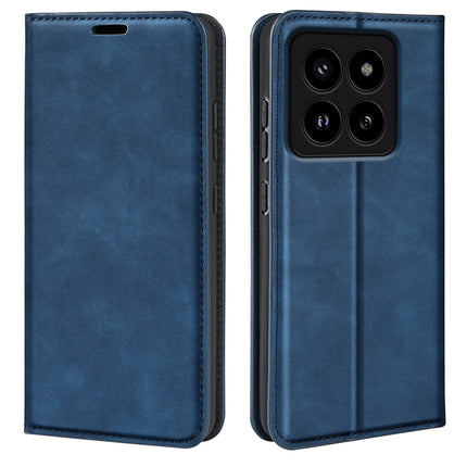 Retro-skin Magnetic Suction Leather Phone Case, For Xiaomi Redmi K70E, For Xiaomi 14 Ultra, For Xiaomi 14 Pro, For Xiaomi 14