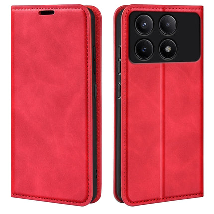 Retro-skin Magnetic Suction Leather Phone Case, For Xiaomi Redmi K70E, For Xiaomi 14 Ultra, For Xiaomi 14 Pro, For Xiaomi 14