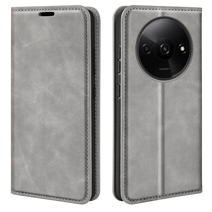 Retro-skin Magnetic Suction Leather Phone Case, For Xiaomi Redmi Turbo 3, For Xiaomi Redmi A3, For Xiaomi Redmi Note 13 Pro 4G, For Xiaomi Redmi Note 13 4G