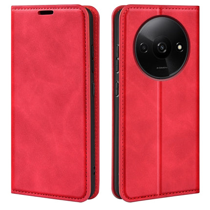 Retro-skin Magnetic Suction Leather Phone Case, For Xiaomi Redmi Turbo 3, For Xiaomi Redmi A3, For Xiaomi Redmi Note 13 Pro 4G, For Xiaomi Redmi Note 13 4G