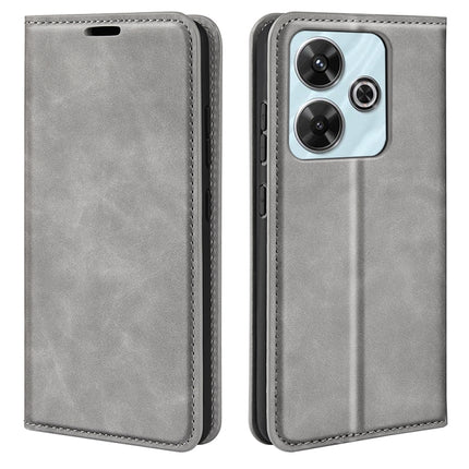 Retro-skin Magnetic Suction Leather Phone Case, For Xiaomi 14T, For Xiaomi Redmi 14C 4G, For Xiaomi Redmi K70 Ultra, For Xiaomi Redmi Note 13R