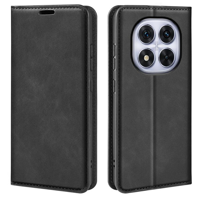 Retro-skin Magnetic Suction Leather Phone Case, For Xiaomi Redmi Note 14 Pro 5G, For Xiaomi 14T Pro, For Xiaomi 14T, For Xiaomi Redmi 14C 4G