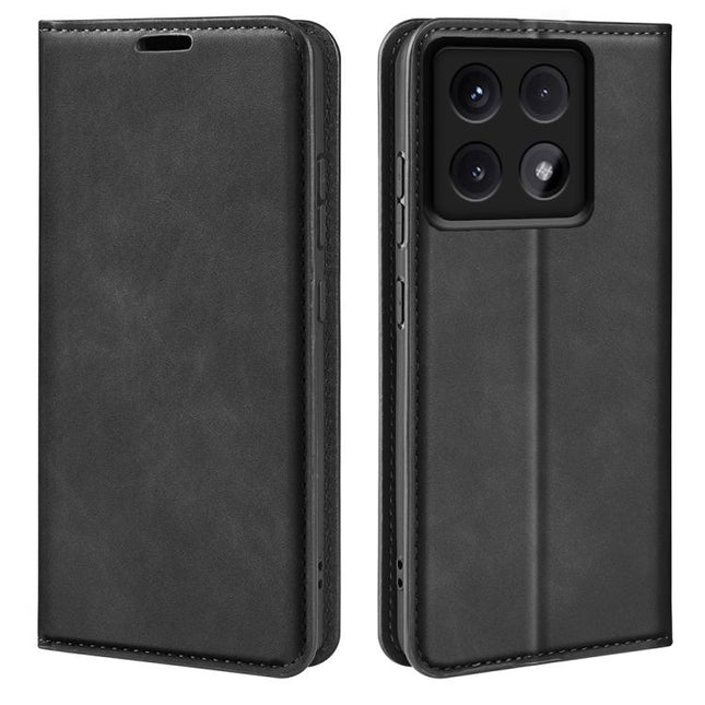 Retro-skin Magnetic Suction Leather Phone Case, For Xiaomi 14T, For Xiaomi Redmi 14C 4G, For Xiaomi Redmi K70 Ultra, For Xiaomi Redmi Note 13R