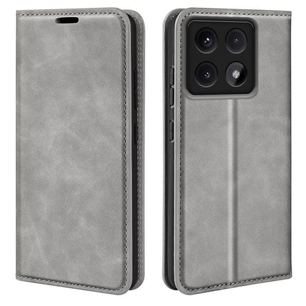Retro-skin Magnetic Suction Leather Phone Case, For Xiaomi Redmi Note 14 5G, For Xiaomi Redmi Note 14 Pro+ 5G, For Xiaomi Redmi Note 14 Pro 5G, For Xiaomi 14T Pro