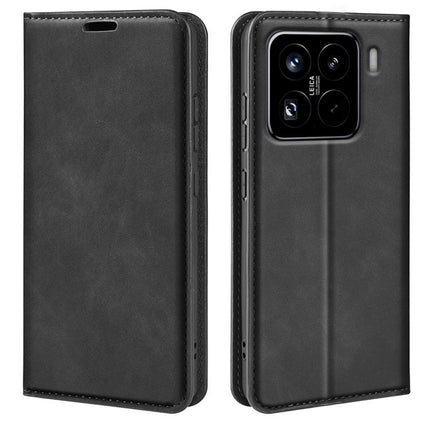 Retro-skin Magnetic Suction Leather Phone Case, For Xiaomi Redmi Note 14 Pro 4G, For Redmi Note 14 4G 163.25mm, For Xiaomi 15 Pro, For Xiaomi 15