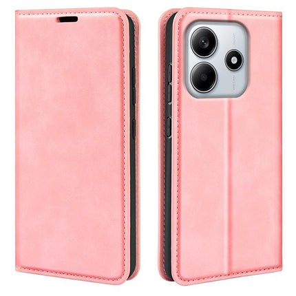 Retro-skin Magnetic Suction Leather Phone Case, For Xiaomi Redmi Note 14 Pro 4G, For Redmi Note 14 4G 163.25mm, For Xiaomi 15 Pro, For Xiaomi 15