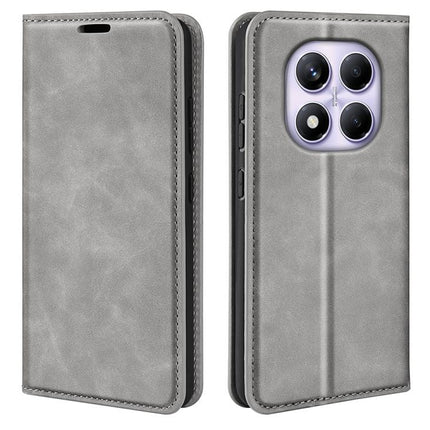 Retro-skin Magnetic Suction Leather Phone Case, For Xiaomi Redmi Note 14 Pro 4G, For Redmi Note 14 4G 163.25mm, For Xiaomi 15 Pro, For Xiaomi 15