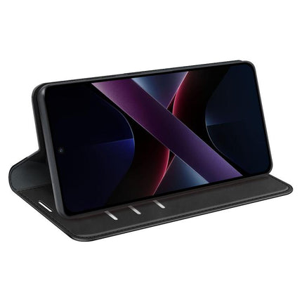 Retro-skin Magnetic Suction Leather Phone Case, For Xiaomi Poco X7 Pro, For Xiaomi Poco M7 Pro 5G, For Xiaomi Redmi Note 14 Pro 4G, For Redmi Note 14 4G 163.25mm
