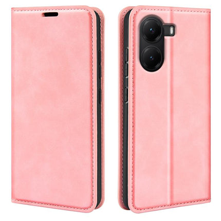 Retro-skin Magnetic Suction Leather Phone Case, For Redmi Note 14 4G 164.84mm, For Xiaomi 15 Ultra, For Xiaomi Poco X7 Pro, For Xiaomi Poco M7 Pro 5G