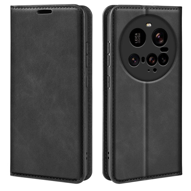 Retro-skin Magnetic Suction Leather Phone Case, For Redmi A5 4G 173.3mm, For Redmi Note 14S 4G, For Redmi Note 14 4G 164.84mm, For Xiaomi 15 Ultra