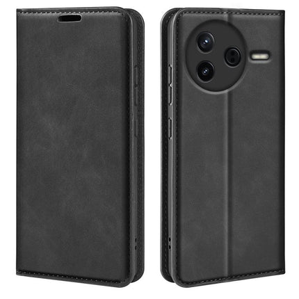 Retro-skin Magnetic Suction Leather Phone Case, For Redmi A5 4G 173.3mm, For Redmi Note 14S 4G, For Redmi K80 Pro / Poco F7 Ultra, For Redmi K80 / Poco F7 Pro