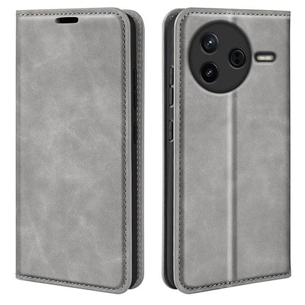 Retro-skin Magnetic Suction Leather Phone Case, For Redmi A5 4G 173.3mm, For Redmi Note 14S 4G, For Redmi K80 Pro / Poco F7 Ultra, For Redmi K80 / Poco F7 Pro