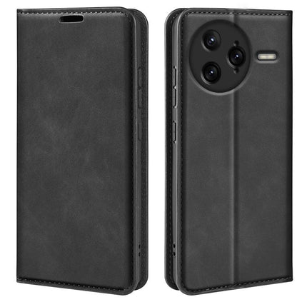 Retro-skin Magnetic Suction Leather Phone Case, For Redmi A5 4G 173.3mm, For Redmi Note 14S 4G, For Redmi K80 Pro / Poco F7 Ultra, For Redmi K80 / Poco F7 Pro