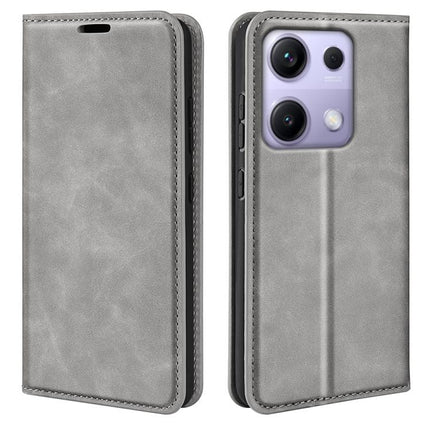 Retro-skin Magnetic Suction Leather Phone Case, For Redmi A5 4G 173.3mm, For Redmi Note 14S 4G, For Redmi K80 Pro / Poco F7 Ultra, For Redmi K80 / Poco F7 Pro