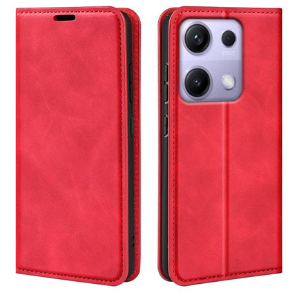 Retro-skin Magnetic Suction Leather Phone Case, For Redmi A5 4G 173.3mm, For Redmi Note 14S 4G, For Redmi K80 Pro / Poco F7 Ultra, For Redmi K80 / Poco F7 Pro