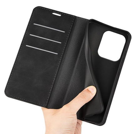 Retro-skin Magnetic Suction Leather Phone Case, For Redmi 15C 5G / 4G EU 173mm, For Redmi K80 Pro / Poco F7 Ultra, For Redmi K80 / Poco F7 Pro