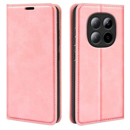 Retro-skin Magnetic Suction Leather Phone Case, For Xiaomi Poco F8 Pro 5G, For Xiaomi 17 Pro Max, For Redmi Note 15 Pro Global 163.6mm, For Xiaomi 17 Pro