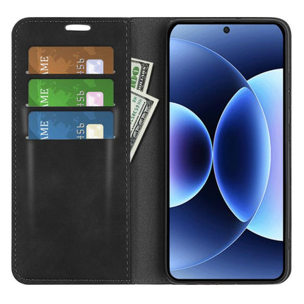 Retro-skin Magnetic Suction Leather Phone Case, For Xiaomi 17 Pro, For Xiaomi 17, For Xiaomi 15T Pro, For Xiaomi 15T