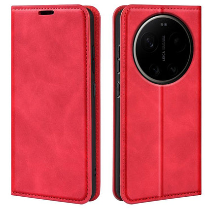 Retro-skin Magnetic Suction Leather Phone Case, For Redmi Note 15 Pro+ Global 163.3mm, For Redmi Note 15 4G / 5G Global 164mm, For Xiaomi 17 Ultra, For Xiaomi Poco F8 Ultra 5G