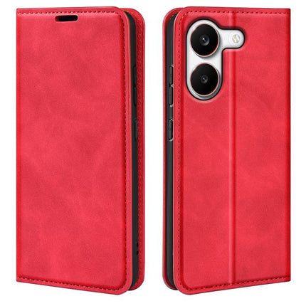 Retro-skin Magnetic Suction Leather Phone Case, For Redmi A7 Pro 171mm / Poco C85x 5G, For Xiaomi 17T, For Redmi Turbo 5 Max / Poco X8 Pro Max, For Redmi Turbo 5 5G / Poco X8 Pro 5G