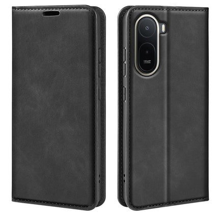 Retro-skin Magnetic Suction Leather Phone Case, For Redmi A7 Pro 171mm / Poco C85x 5G, For Xiaomi 17T, For Redmi Turbo 5 Max / Poco X8 Pro Max, For Redmi Turbo 5 5G / Poco X8 Pro 5G