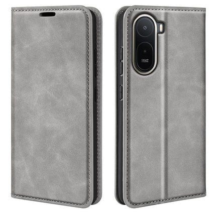 Retro-skin Magnetic Suction Leather Phone Case, For Redmi A7 Pro 171mm / Poco C85x 5G, For Xiaomi 17T, For Redmi Turbo 5 Max / Poco X8 Pro Max, For Redmi Turbo 5 5G / Poco X8 Pro 5G