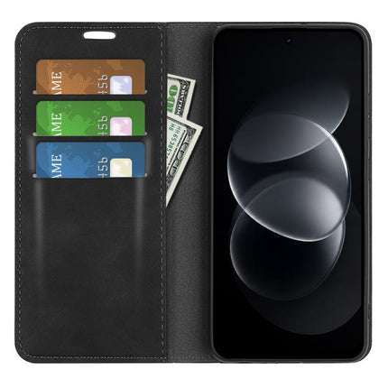 Retro-skin Magnetic Suction Leather Phone Case, For Redmi Note 17 Pro 5G Global 163mm, For Xiaomi 17T Pro 5G, For Redmi 15a 5G, For Xiaomi 17T 5G