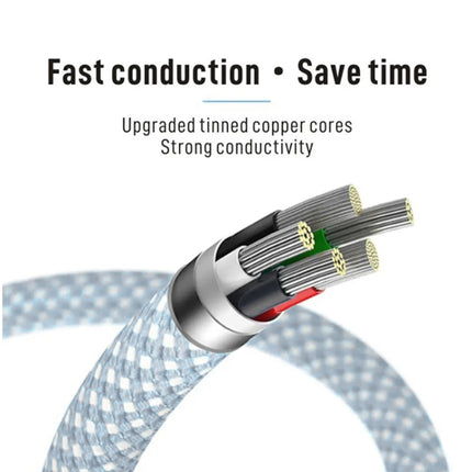 XJ-98 1m 35W USB-C / Type-C to Type-C Fast Charging Data Cable, 35W