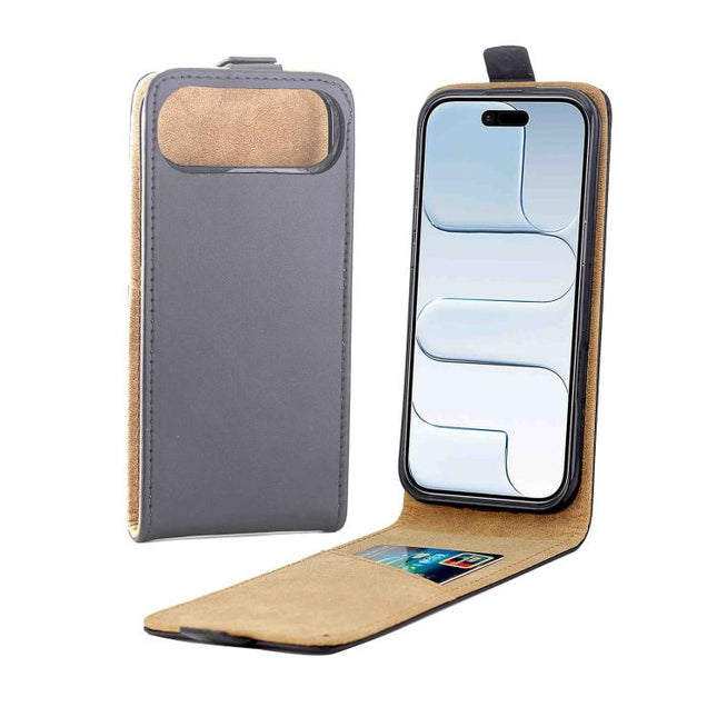 Vertical Flip Leather Phone Case with Card Slot, For iPhone 17e / 16e, For iPhone 17 Pro Max, For iPhone 17 Pro, For iPhone  17, For iPhone Air, For iPhone 16 Pro Max, For iPhone 16 Pro, For iPhone 16 Plus, For iPhone 16, For iPhone 15 Pro Max         ...