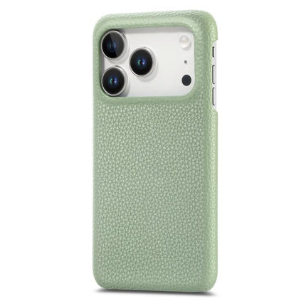 Litchi Oil Edge Leather Back Phone Case, For iPhone 18 Pro, For iPhone 15 Pro Max