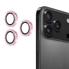 ENKAY Hat-Prince Glitter Rear Lens Aluminium Alloy Tempered Glass Film, For iPhone 17 Pro / 17 Pro Max, For iPhone 17, For iPhone 17 Air