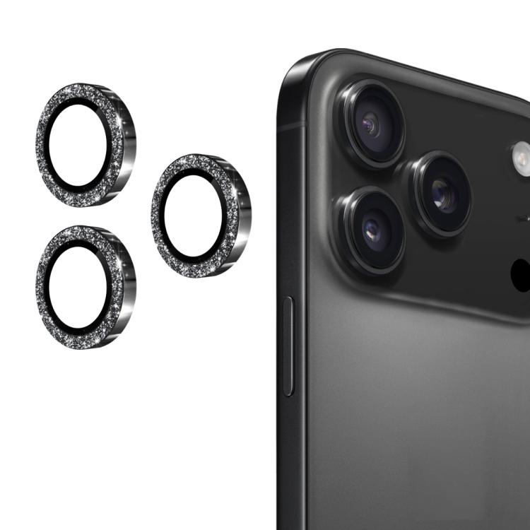 ENKAY Hat-Prince Glitter Rear Lens Aluminium Alloy Tempered Glass Film, For iPhone 17 Pro / 17 Pro Max, For iPhone 17, For iPhone 17 Air