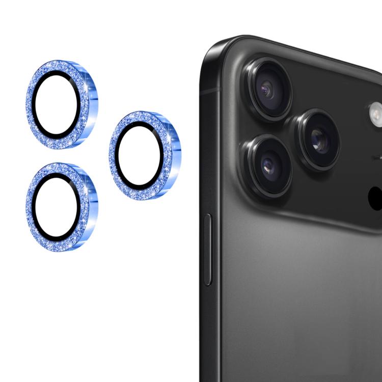 ENKAY Hat-Prince Glitter Rear Lens Aluminium Alloy Tempered Glass Film, For iPhone 17 Pro / 17 Pro Max, For iPhone 17, For iPhone 17 Air