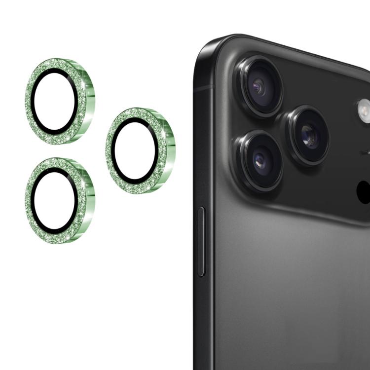 ENKAY Hat-Prince Glitter Rear Lens Aluminium Alloy Tempered Glass Film, For iPhone 17 Pro / 17 Pro Max, For iPhone 17, For iPhone 17 Air