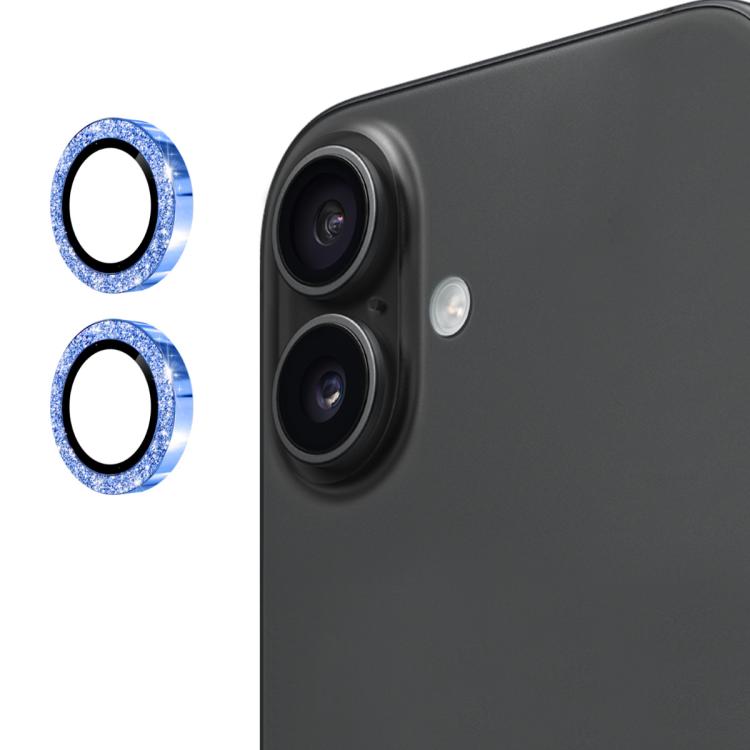 ENKAY Hat-Prince Glitter Rear Lens Aluminium Alloy Tempered Glass Film, For iPhone 17 Pro / 17 Pro Max, For iPhone 17, For iPhone 17 Air