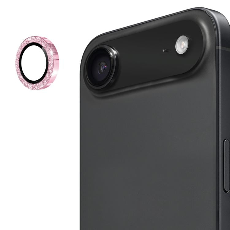 ENKAY Hat-Prince Glitter Rear Lens Aluminium Alloy Tempered Glass Film, For iPhone 17 Pro / 17 Pro Max, For iPhone 17, For iPhone 17 Air