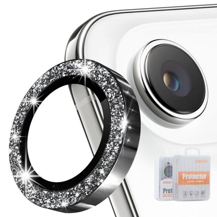 ENKAY Hat-Prince Glitter Rear Lens Aluminium Alloy Tempered Glass Film, For iPhone 17 Pro / 17 Pro Max, For iPhone 17, For iPhone Air