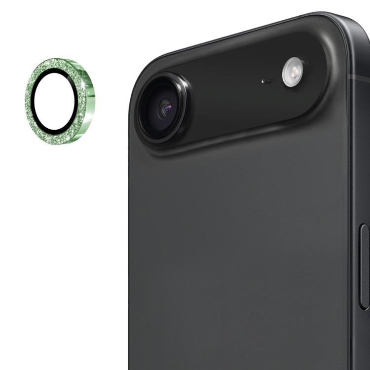 ENKAY Hat-Prince Glitter Rear Lens Aluminium Alloy Tempered Glass Film, For iPhone 17 Pro / 17 Pro Max, For iPhone 17, For iPhone 17 Air